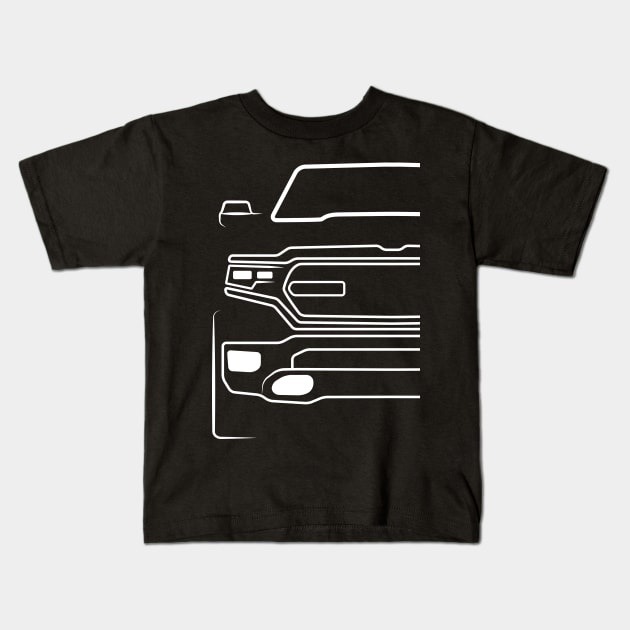 Ram Truck Kids T-Shirt by HSDESIGNS